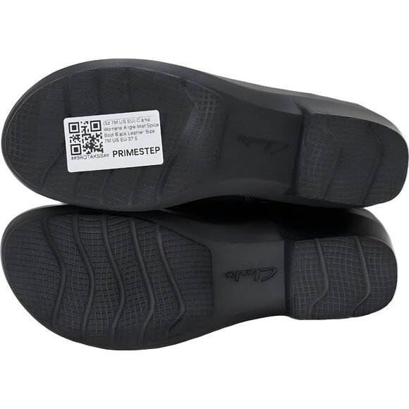 Clarks Angie Mist Spice Black Leather Ankle Boots Women's US 7M - Picture 6 of 6